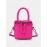 Women Faux Leather Fashion Shopping Solid Candy Bright Color Mini Handbag Crossbody Bag