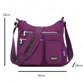 Women Nylon Waterproof Large-Capacity Multi-Funtional Travel Handbag