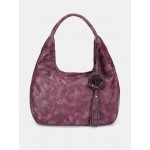 Brenice National Style Vintage Floral Crossbody Bag Handbag For Women