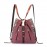Brenice National Canvas Handbags Vintage Flower Shoulder Bags Multifuntion Backpack
