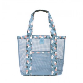 Honana HN-TB25 Travel Mesh Organizer Bag Large Beach Toiletry Storage Tote Bag