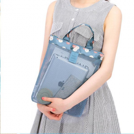 Honana HN-TB25 Travel Mesh Organizer Bag Large Beach Toiletry Storage Tote Bag