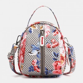 Women Nylon Waterproof Print Casual Shoulder Bag Handbag