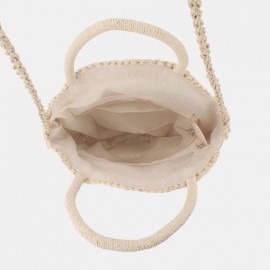 Women Travel Summer Beach Straw Handbag Shoulder Bag