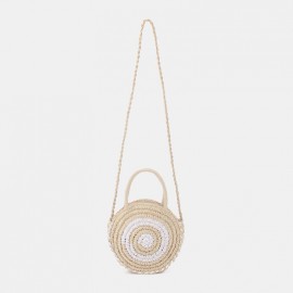 Women Travel Summer Beach Straw Handbag Shoulder Bag