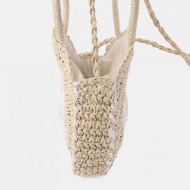 Women Travel Summer Beach Straw Handbag Shoulder Bag