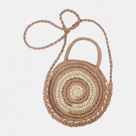 Women Travel Summer Beach Straw Handbag Shoulder Bag