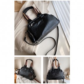 Women Vintage PU Leather Handbag Shoulder Bag Crossbody Bag