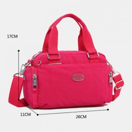 Women Nylon Waterproof Large Capacity Casual Shoulder Bag Handbag