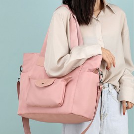 Women Nylon Waterproof Large Capacity Handbag Shoulder Bag