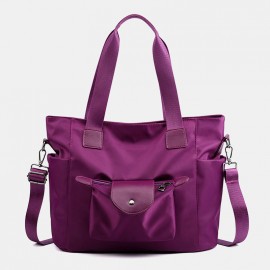 Women Nylon Waterproof Large Capacity Handbag Shoulder Bag