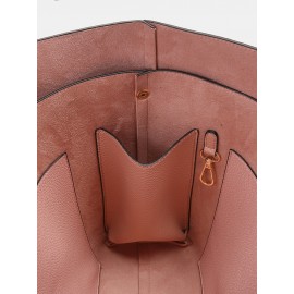 Women 2 PCS 15.6 Inch Laptop Pocket Multi-pocket Large Capacity Removable Key Multifunctional Handbag Tote