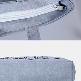 Women Cute Cat Pattern Handbags Large Capacity Leisure Shoulder Bags