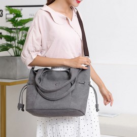 Women Canvas Large Capacity Crossbody Bag