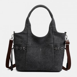 Women Canvas Large Capacity Crossbody Bag