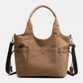 Women Canvas Large Capacity Crossbody Bag