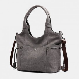 Women Canvas Large Capacity Crossbody Bag