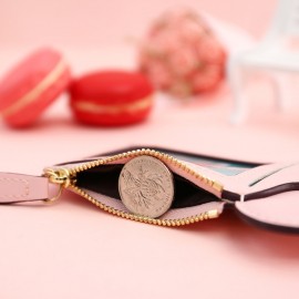Women Cute Animal Shape Card Holder Wallet Purse Neck Bag