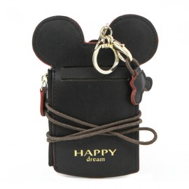 Women Cute Animal Shape Card Holder Wallet Purse Neck Bag