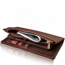 Men And Women Detachable Multifunction Genuine Leather Phone Cases For iphone 3 Card Slot Wallet