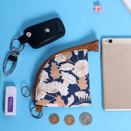 Women Print Mini Wallet Coin Bag Card Holder Purse