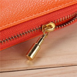 Women Crown Pattern Zipper Long Wallet