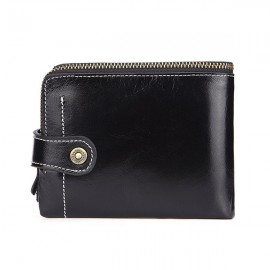 RFID Women Genuine Leather Multi-function Wallet