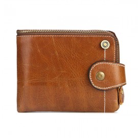 RFID Women Genuine Leather Multi-function Wallet