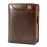 Women RFID 10 Card Holder Vintage Oil Leather Short Wallet Coin Purse