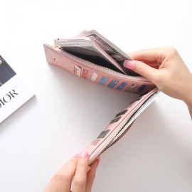 Womon Tassel Multi-slots 15 Card Slots Card Holder Zipper Wallet Purse