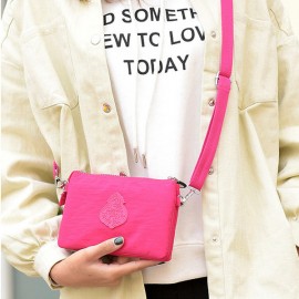 Women Nylon Waterproof Multi-function Clutch Bag Phone Bag Shoulder Bag