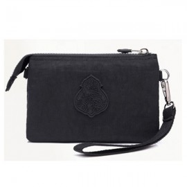 Women Nylon Waterproof Multi-function Clutch Bag Phone Bag Shoulder Bag