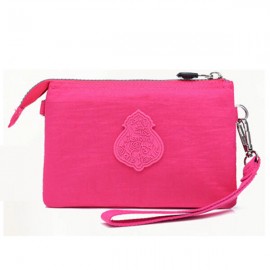 Women Nylon Waterproof Multi-function Clutch Bag Phone Bag Shoulder Bag