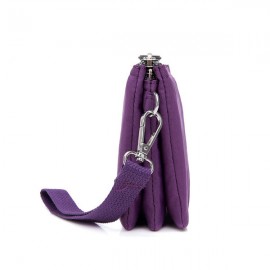 Women Nylon Waterproof Multi-function Clutch Bag Phone Bag Shoulder Bag