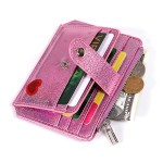 Women Laser 6 Card Slot Thin Wallet Cute Coin Purse
