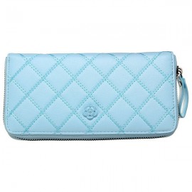 Women Casual Long Card Bag Leisure Grain Wallet