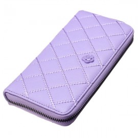 Women Casual Long Card Bag Leisure Grain Wallet