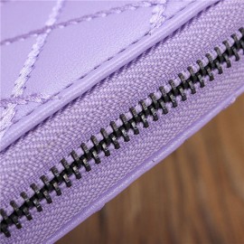 Women Casual Long Card Bag Leisure Grain Wallet