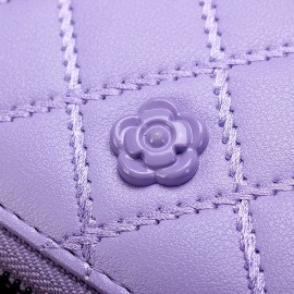 Women Casual Long Card Bag Leisure Grain Wallet