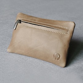 Women Short Coin Purse Genuine Leather Key Case