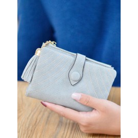 Women PU Fold Short Wallet Elegant Clutches Wallet Purse Coin Bag
