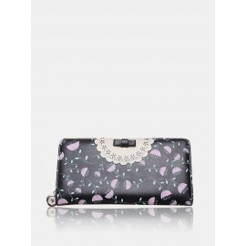 Women Cute Candy Color Long Wallet