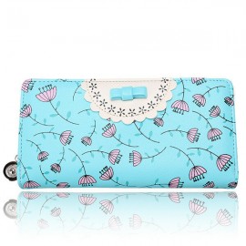 Women Cute Candy Color Long Wallet