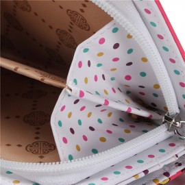 Women Cute Candy Color Long Wallet