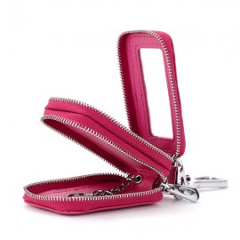 Genuine Leather Key Case Crocodile Pattern PU Leather Car Key Holder For Women Men