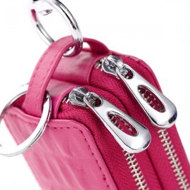 Genuine Leather Key Case Crocodile Pattern PU Leather Car Key Holder For Women Men