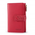 Women Casual 11 Card Slots Solid Wallet Coin Purse