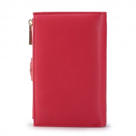 Women Casual 11 Card Slots Solid Wallet Coin Purse