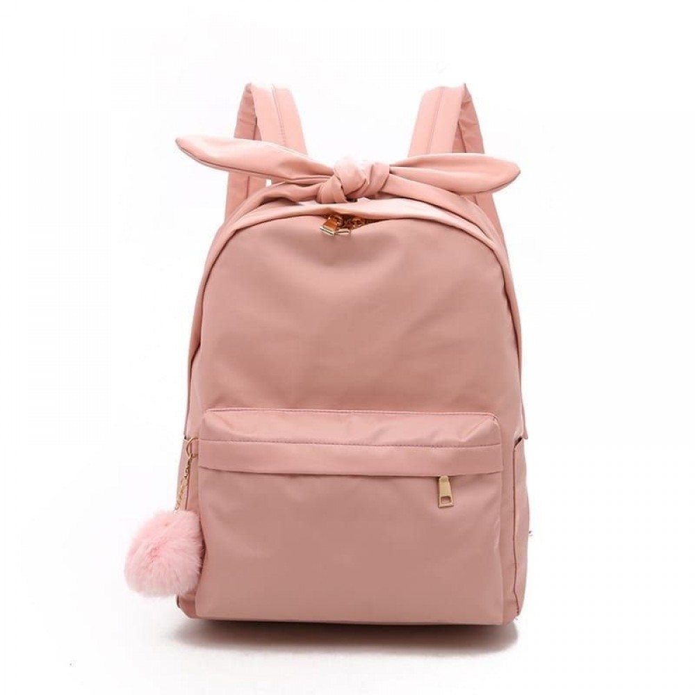 Women Nylon Bow Large-Capacity Multi-Functional Backpack