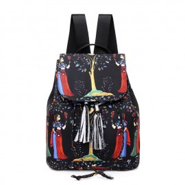 New Shoulder Bag Female Casual Nylon College Wild Student Bag Ladies Backpack National Style